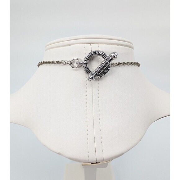 Chunky Necklace Glass Beaded Lampwork Boho Chic Eclectic Statement Piece Artsy - Picture 7 of 11